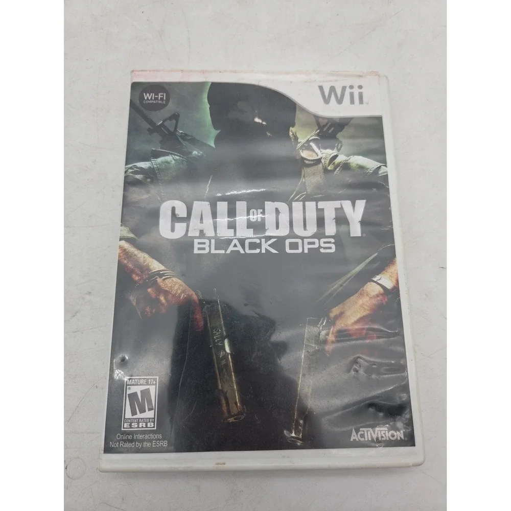 Call Of Duty: Black OPS ( Nintendo Wii, 2010) CIB Complete Tested - SEE NOTES